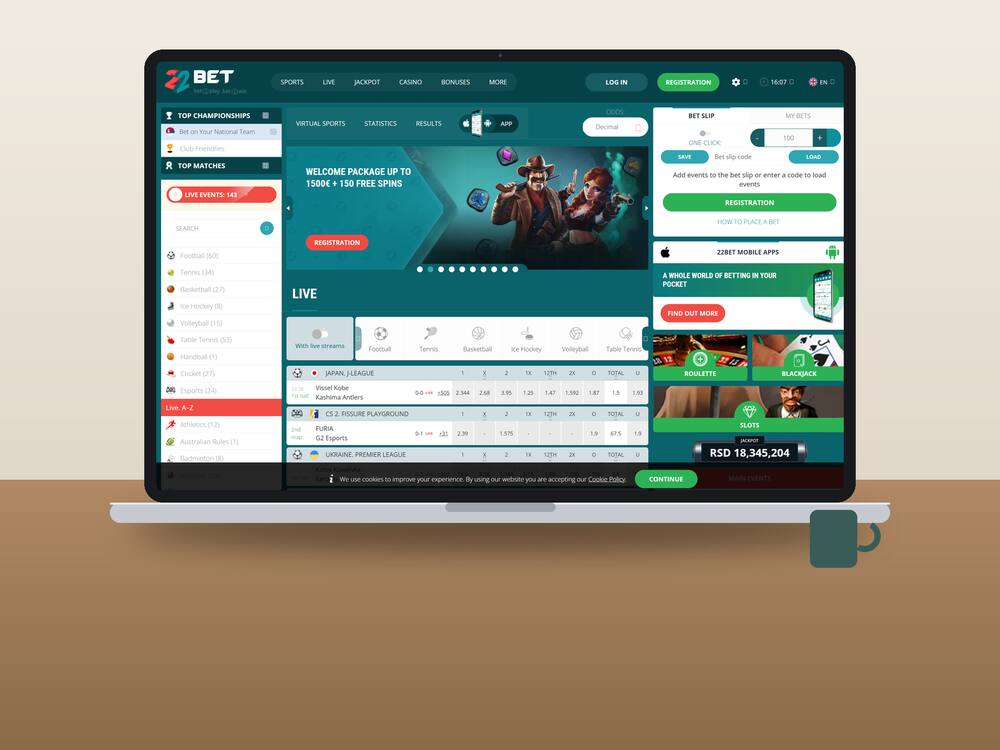 Website Like 22Bet — screen 4